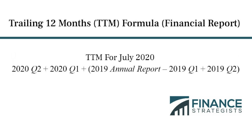 Trailing Twelve Months (TTM)  Definition, Formula, and Example