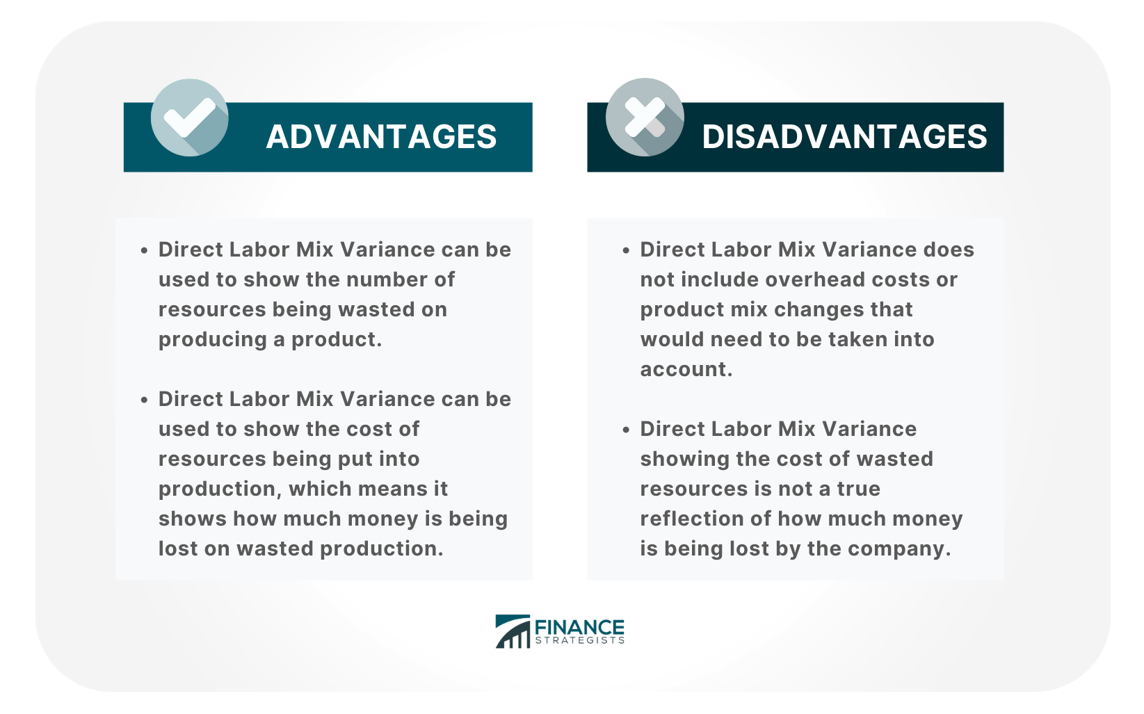 Advantages and Disadvantages of Direct Labor Mix Variance