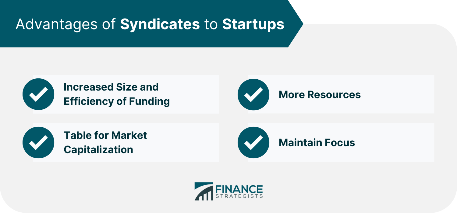 Advantages of Syndicates to Startups