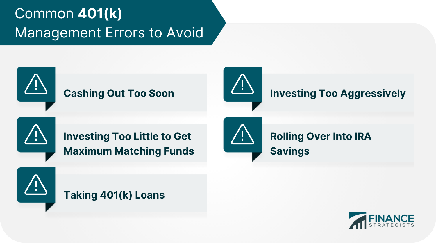 Common 401(k) Management Errors to Avoid