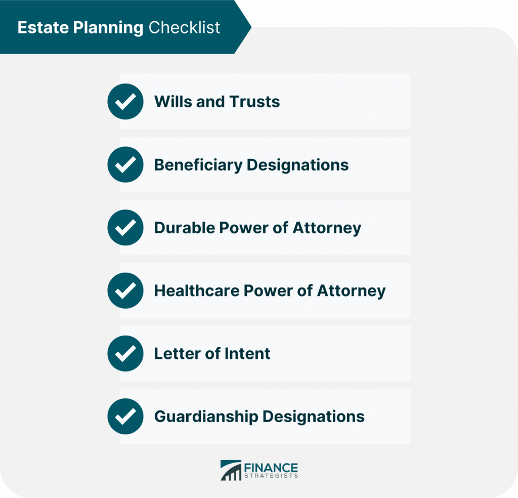 estate planning checklist schwab