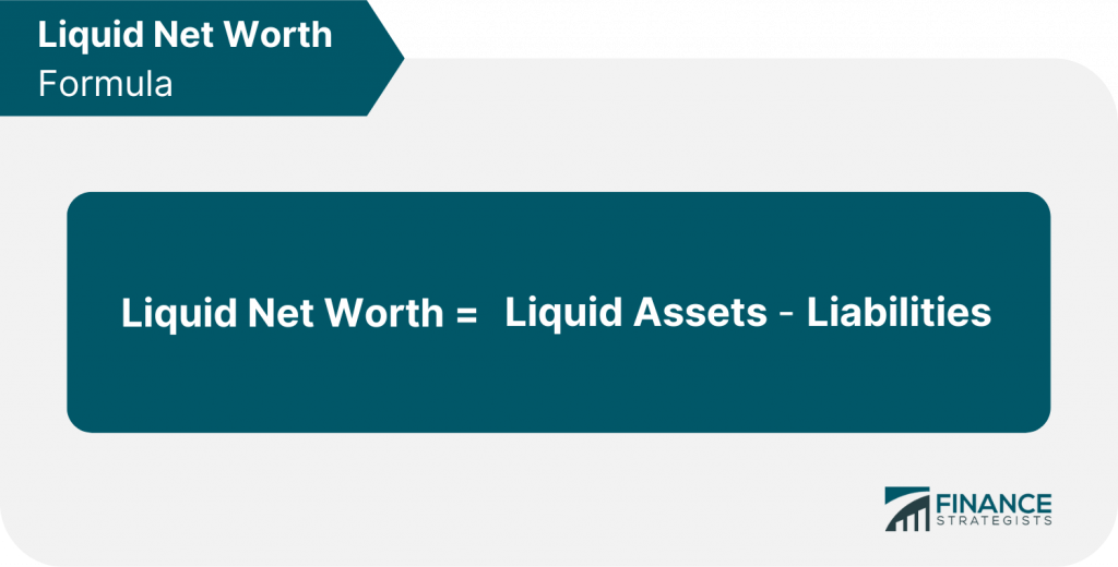 Liquid Net Worth Formula, Calculation, & Ways to Increase It