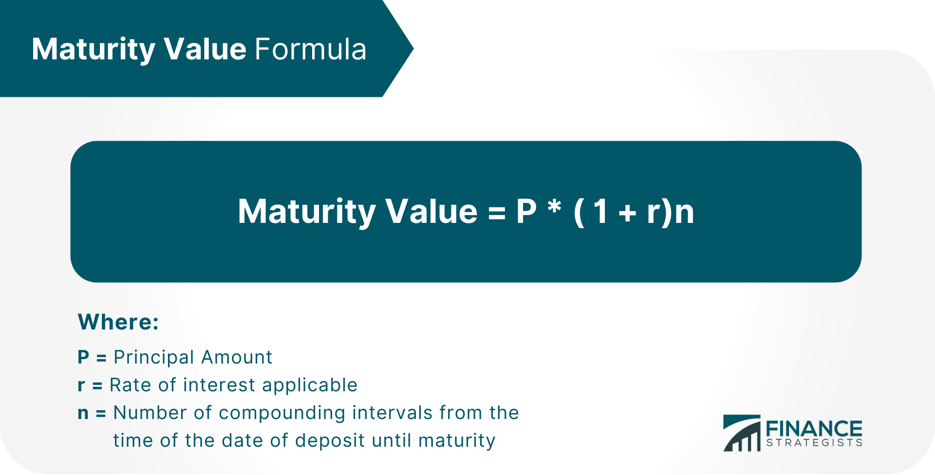 Maturity Value Definition Why It Matters Formula Calculation