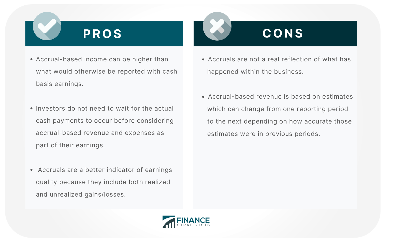 Pros & Cons of Accruals