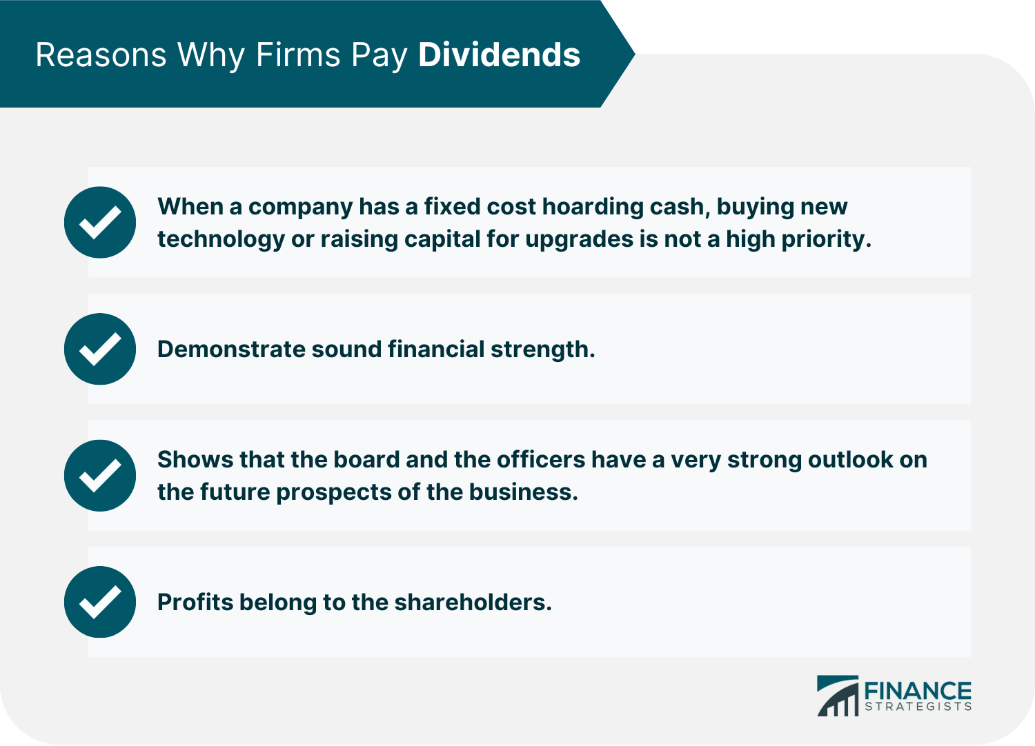 Reasons Why Firms Pay Dividends