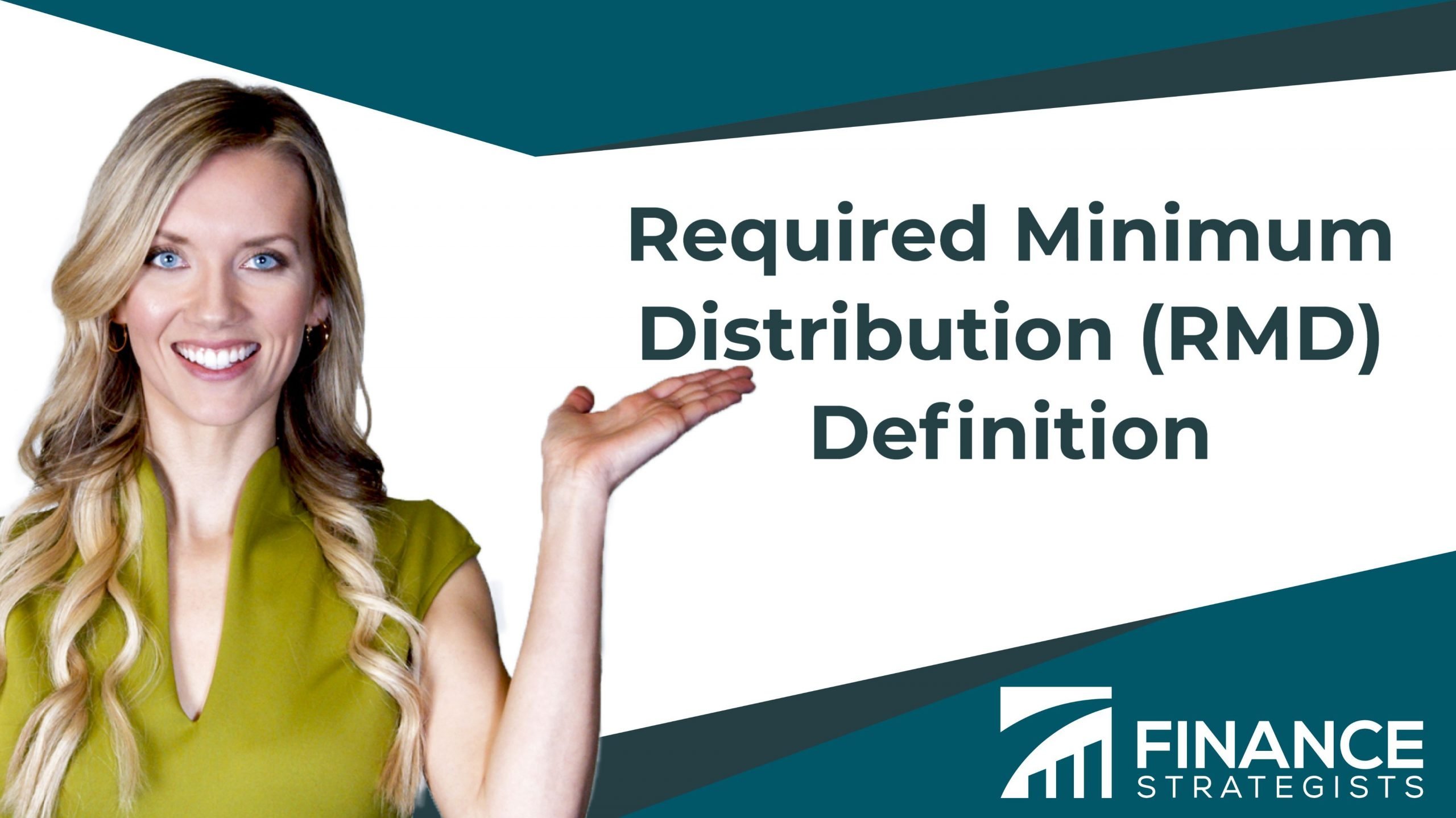 Required Minimum Distribution RMD Definition Calculation Example