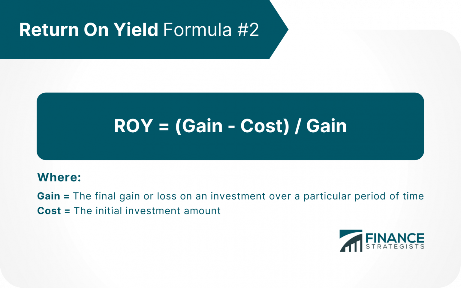 Return on Yield (ROY) | Definition | Finance Strategists