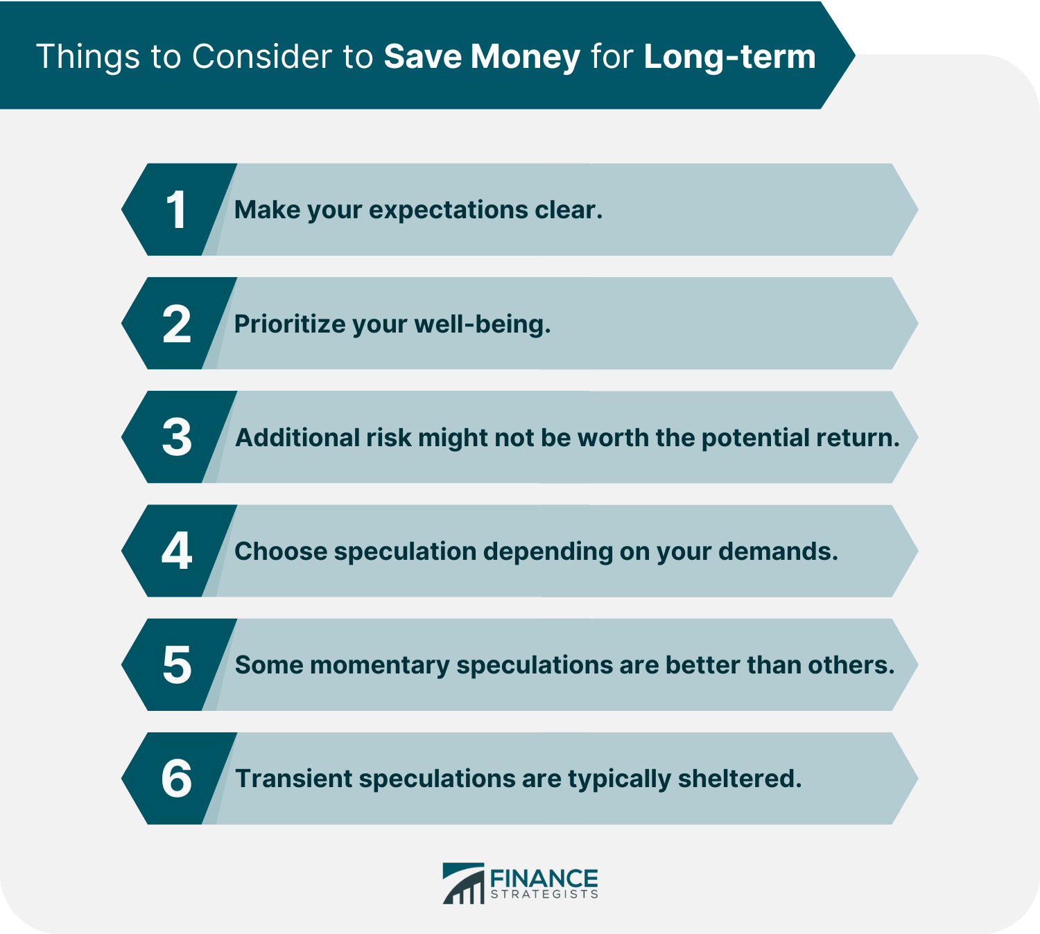 Things to Consider to Save Money for Long-term