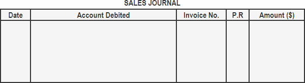 Sales Journal Format